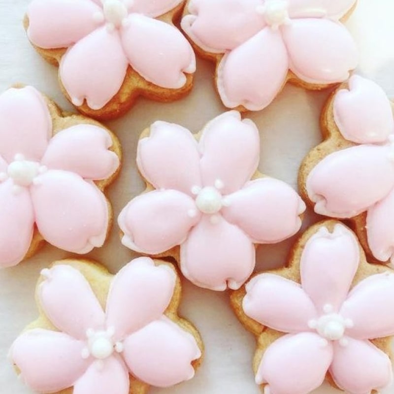 cake.jp 桜のアイシングクッキー
