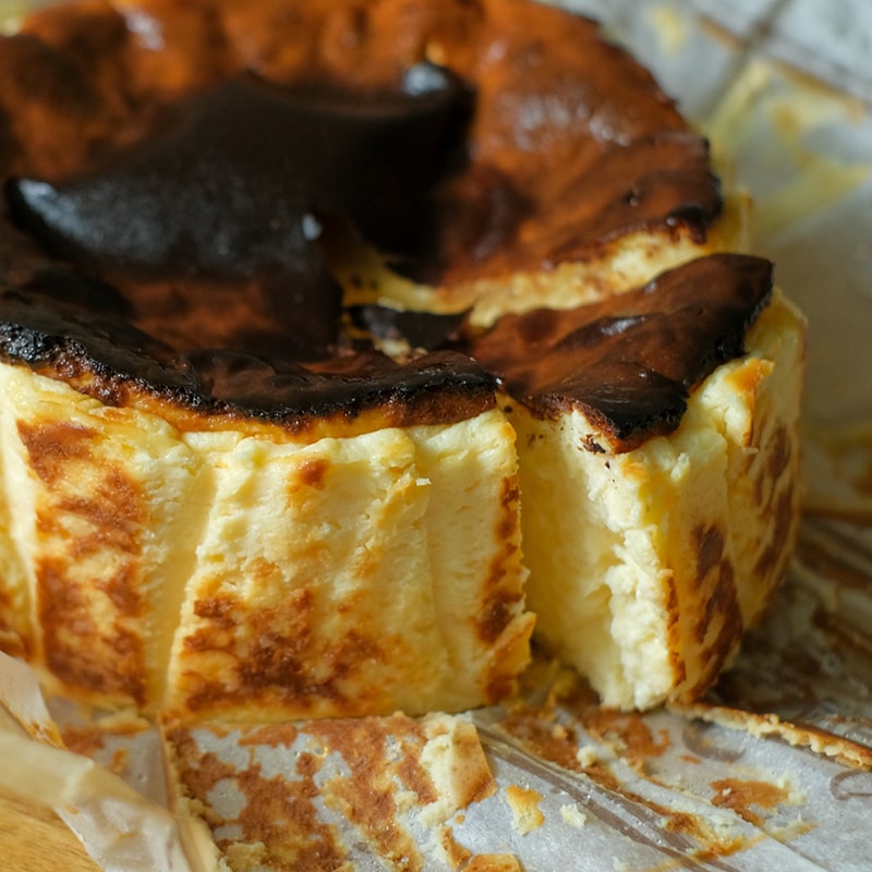 グルテンフリー熟成バスクチーズケーキレビュー