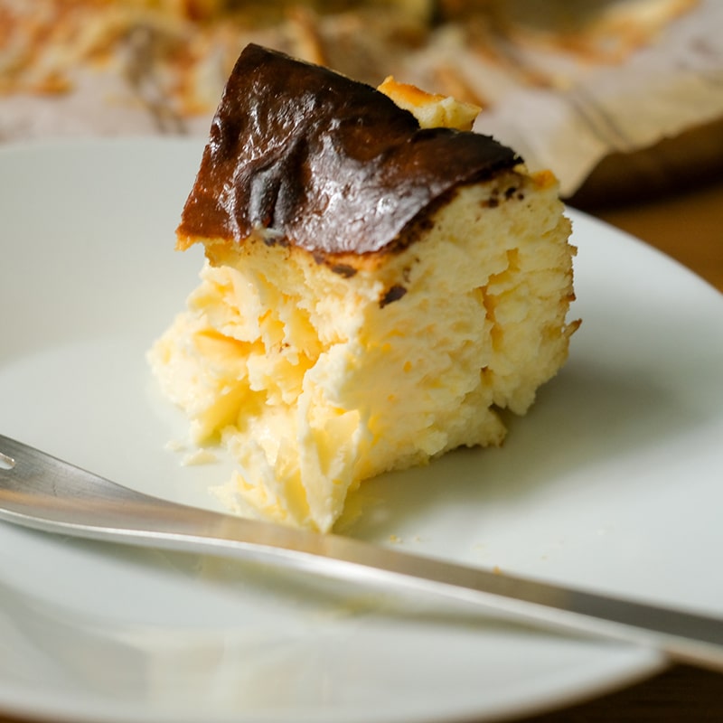 グルテンフリー熟成バスクチーズケーキレビュー